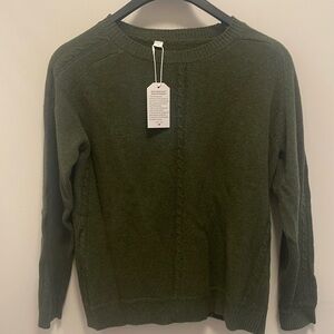 Made With Love-size medium - dark green sweater
